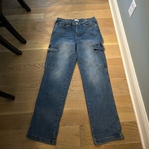 Nicole Miller SoHo jeans, size 6, high rise relaxed  straight